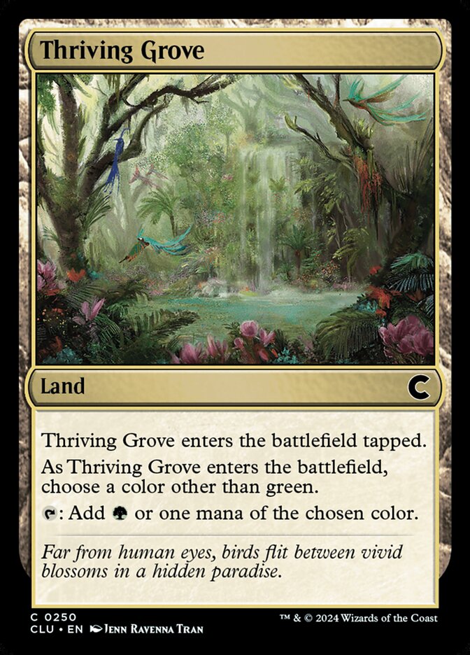 Thriving Grove (250) - Ravnica: Clue Edition (CLU)
