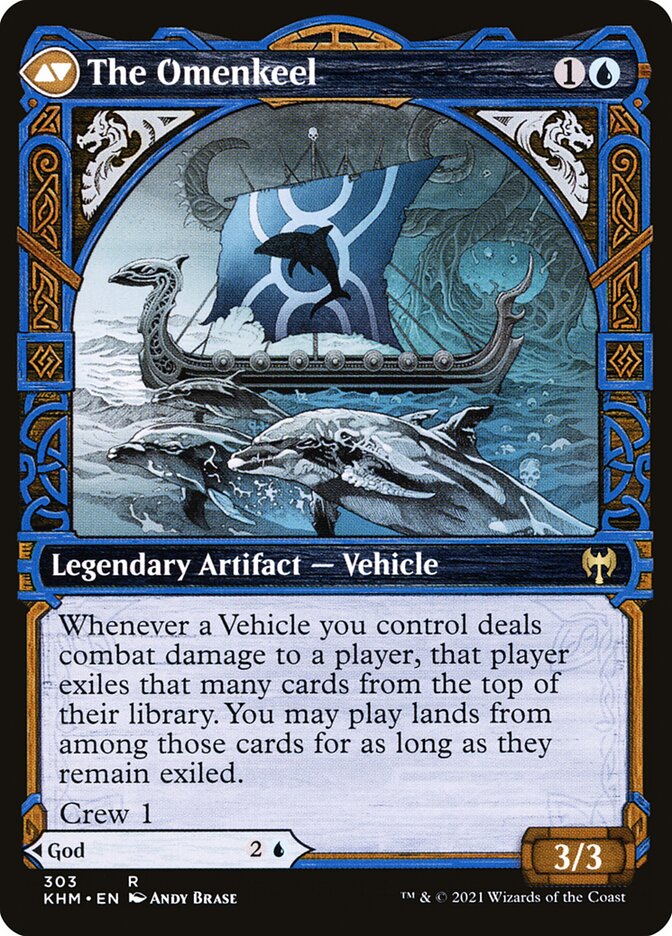Cosima, God of the Voyage // The Omenkeel (303) - Kaldheim (KHM)