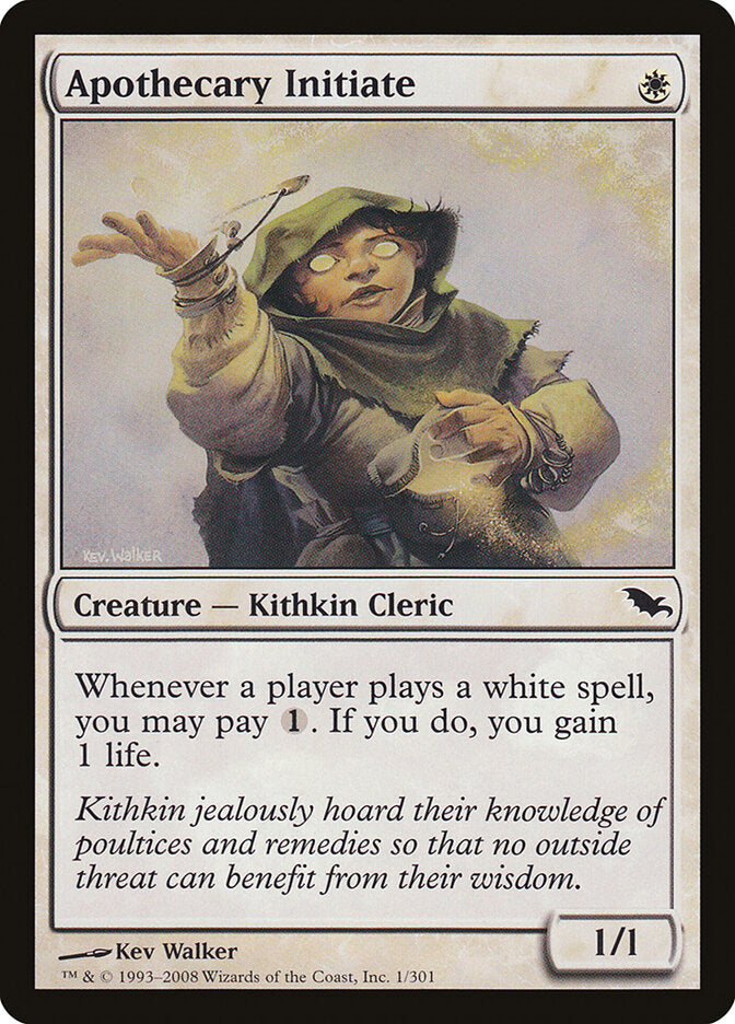 Apothecary Initiate (1) - Shadowmoor (SHM)