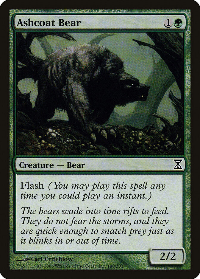 Ashcoat Bear (190) - Time Spiral (TSP)
