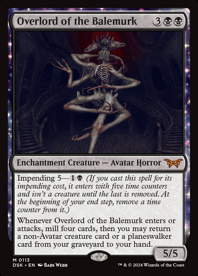 Overlord of the Balemurk (113) - Duskmourn: House of Horror (DSK)