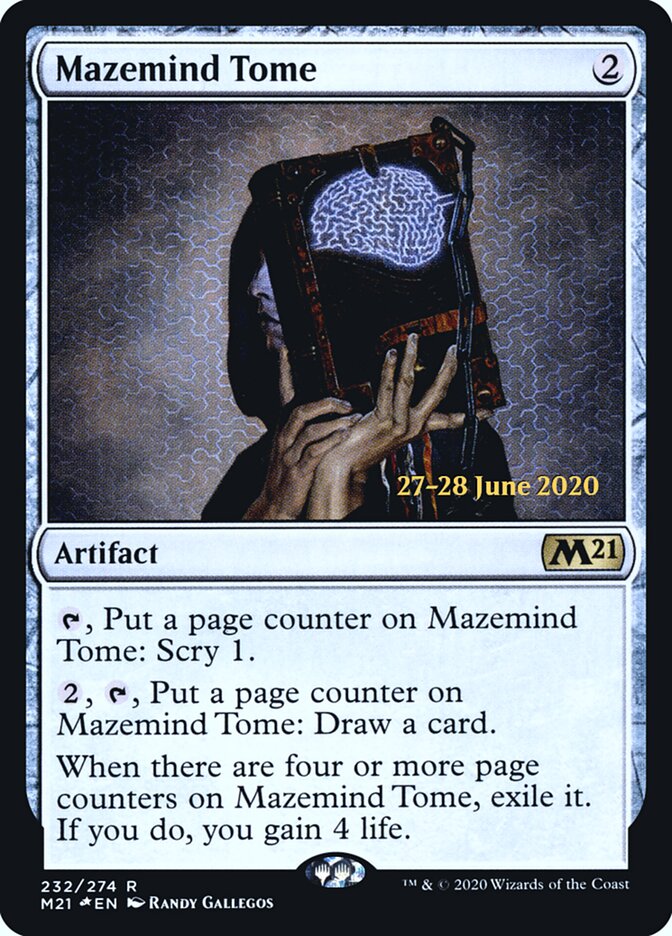 Mazemind Tome (232s) - Core Set 2021 Promos (PM21)