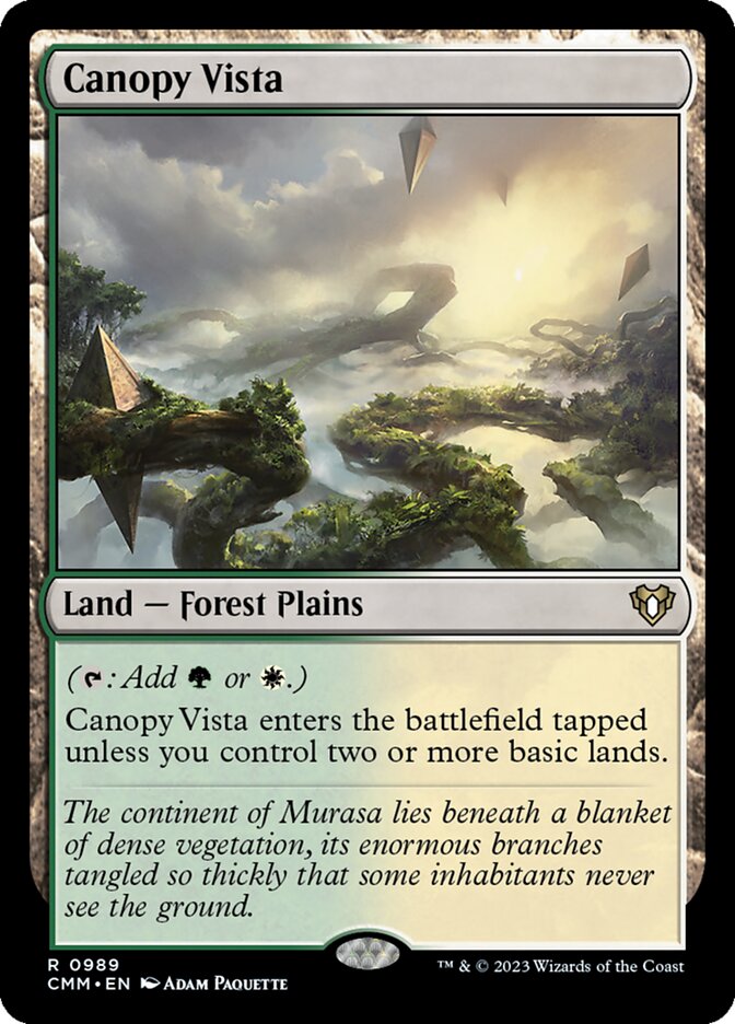 Canopy Vista (989) - Commander Masters (CMM)