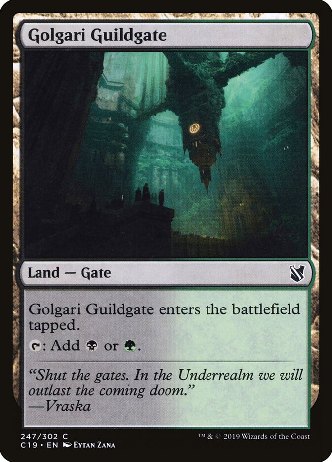 Golgari Guildgate (247) - Commander 2019 (C19)