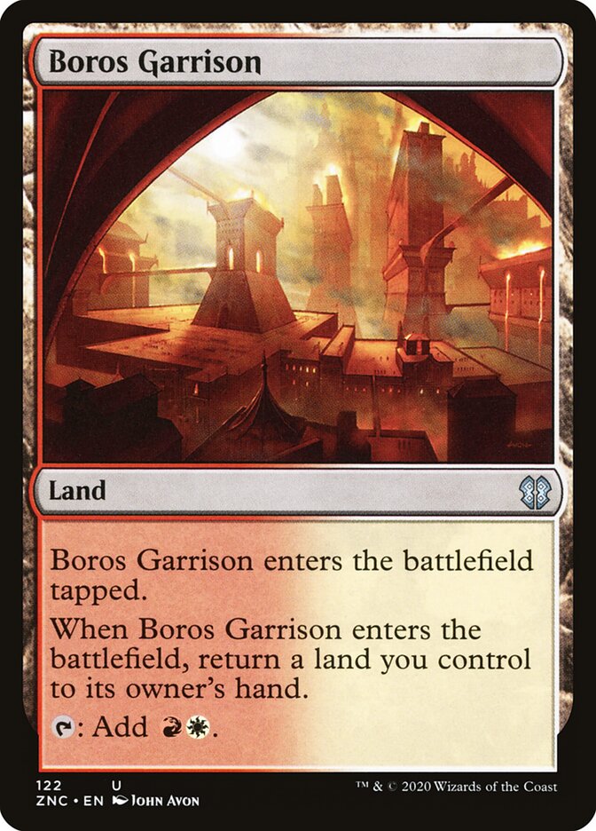 Boros Garrison (122) - Zendikar Rising Commander (ZNC)
