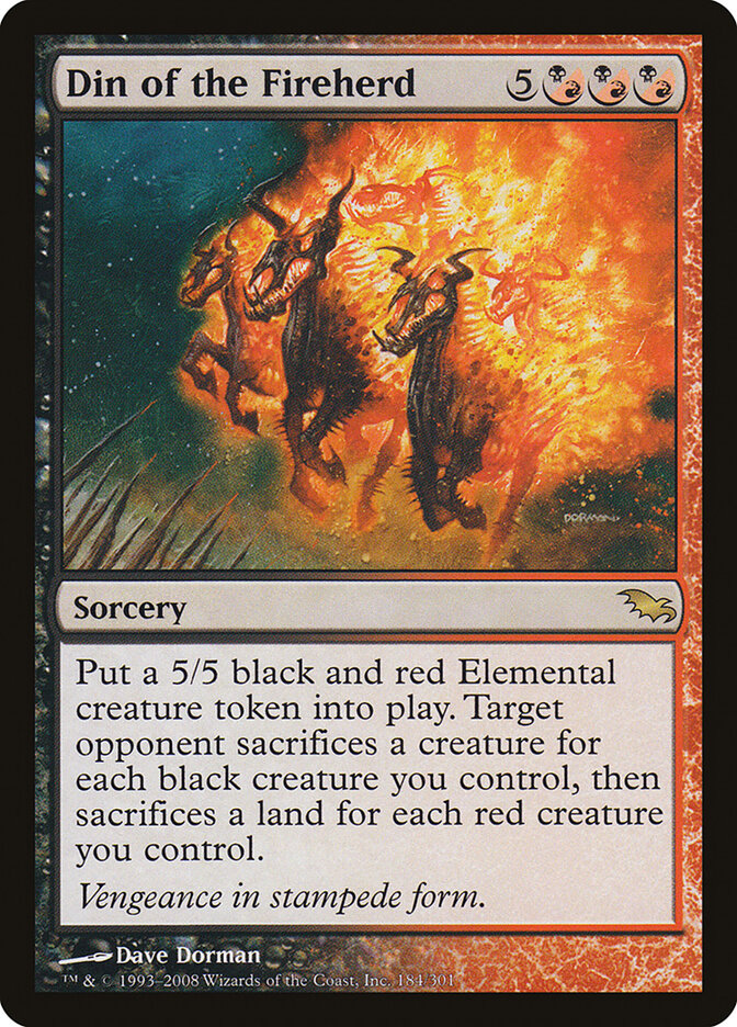 Din of the Fireherd (184) - Shadowmoor (SHM)