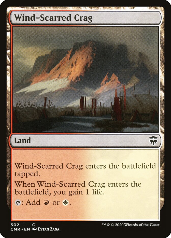Wind-Scarred Crag (502) - Commander Legends (CMR)