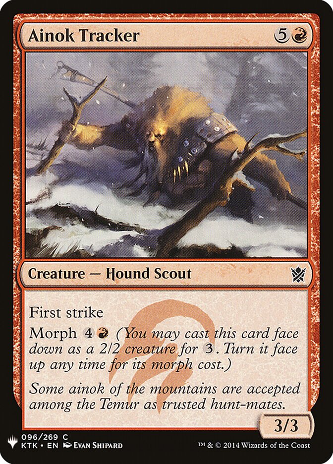 Ainok Tracker (KTK-96) - The List (PLST)