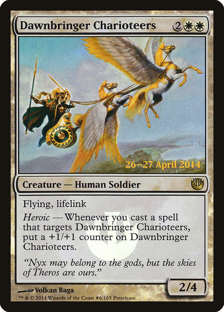Dawnbringer Charioteers (6★) - Journey into Nyx Promos (PJOU)