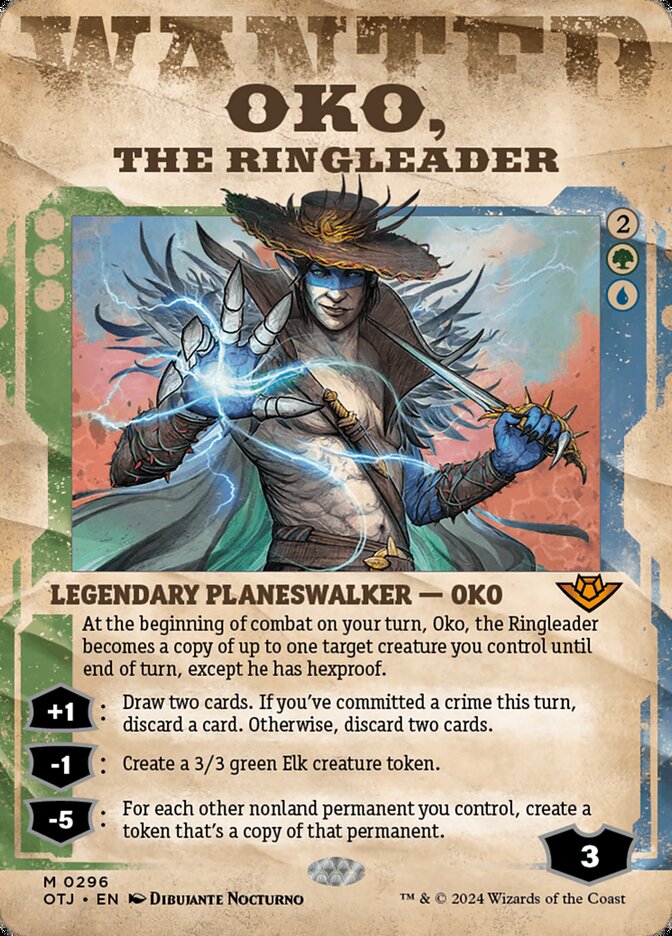 Oko, the Ringleader - [Foil, Showcase] Outlaws of Thunder Junction (OTJ)