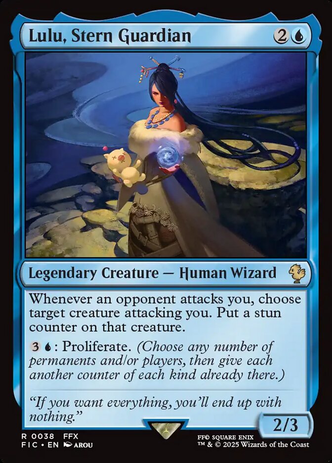 Lulu, Stern Guardian (38) - [Surge Foil] Final Fantasy Commander (FIC)