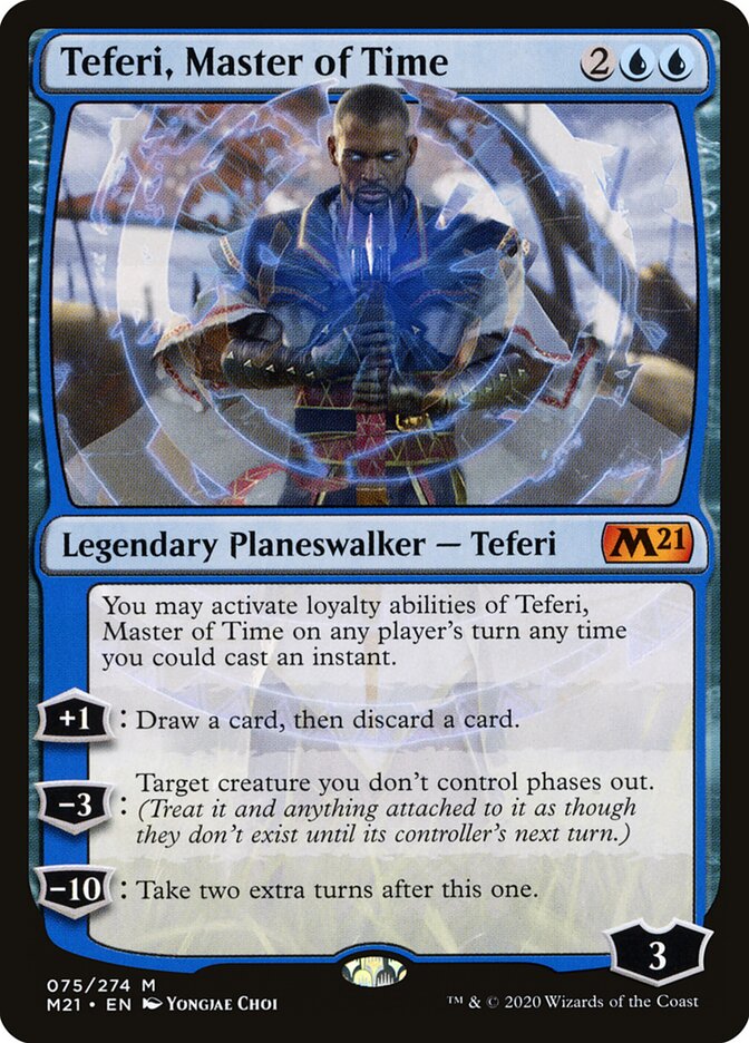 Teferi, Master of Time (75) - Core Set 2021 (M21)