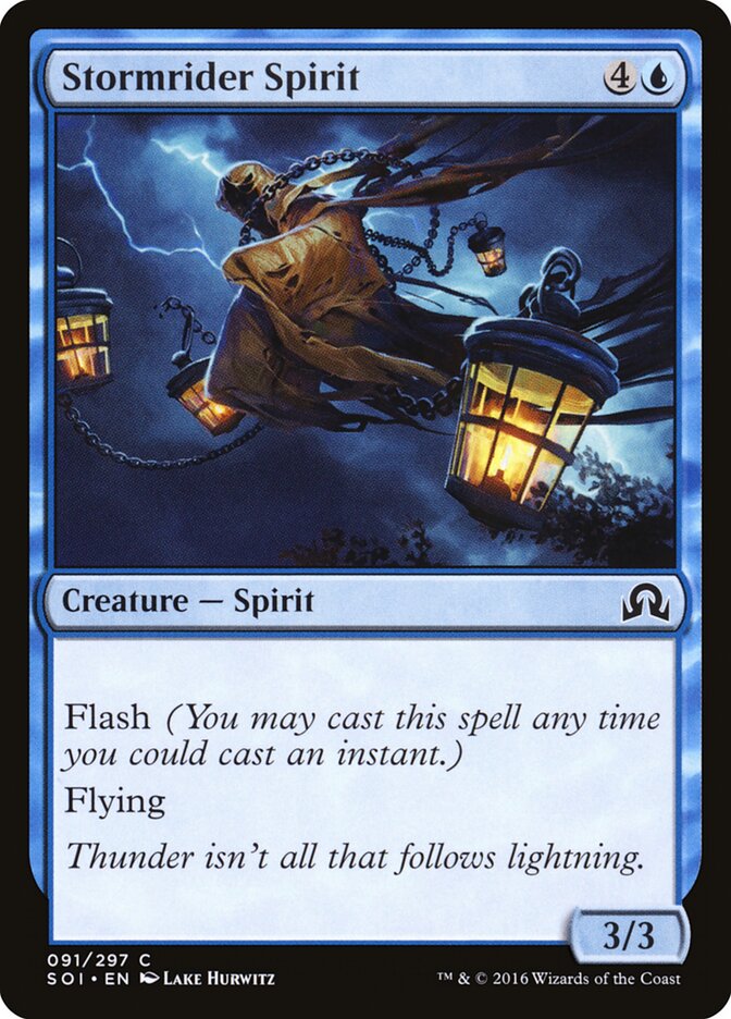 Stormrider Spirit (91) - Shadows over Innistrad (SOI)
