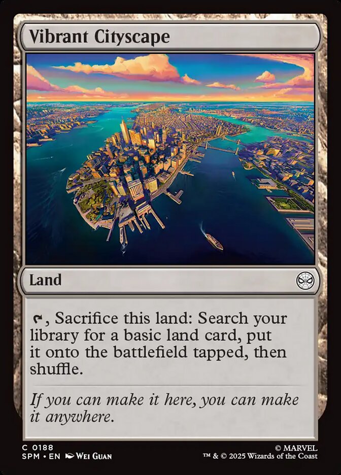 Vibrant Cityscape (188) - [Foil] Marvel's Spider-Man (SPM)