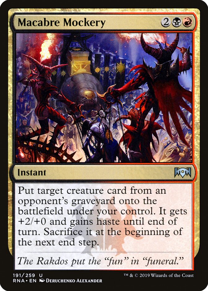 Macabre Mockery (191) - Ravnica Allegiance (RNA)