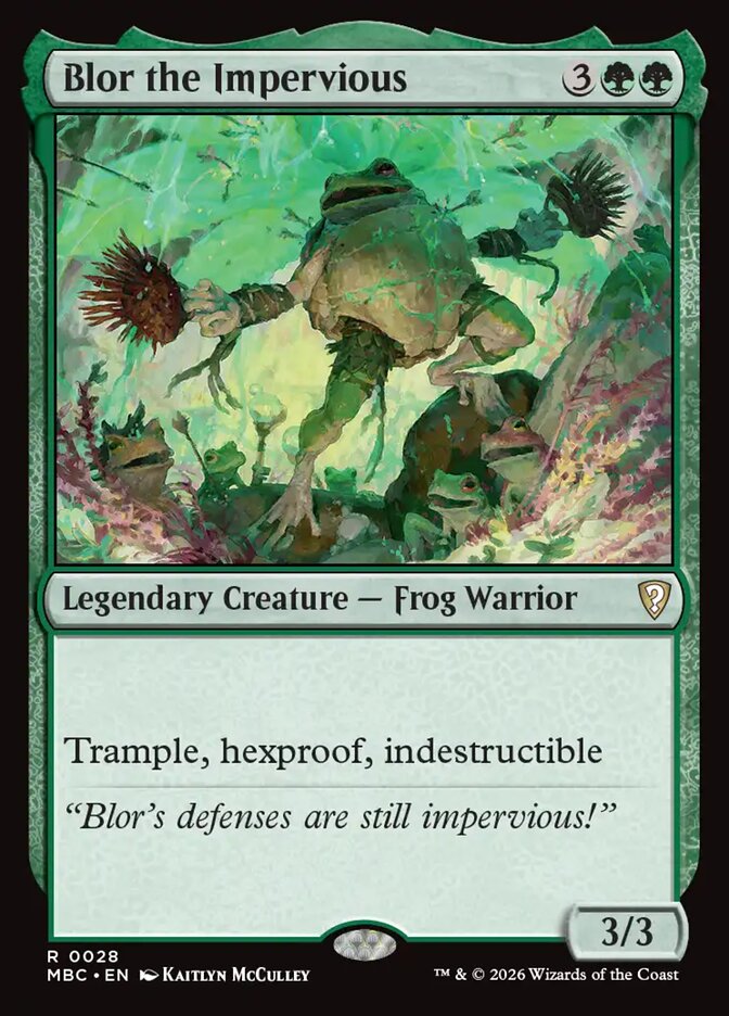 Blor the Impervious (28) - Mystery Booster Commander Edition (MBC)