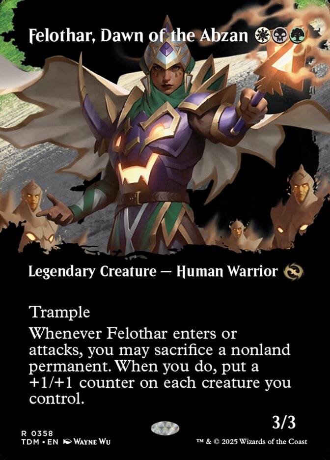 Felothar, Dawn of the Abzan (358) - [Showcase] Tarkir: Dragonstorm (TDM)