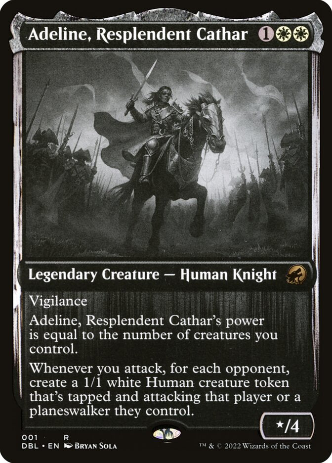 Adeline, Resplendent Cathar - [Foil] Innistrad: Double Feature (DBL)
