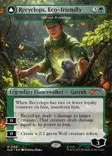 Recyclops, Eco-friendly - Garruk Relentless // Garruk, the Veil-Cursed (2169) - Secret Lair Drop (SLD)