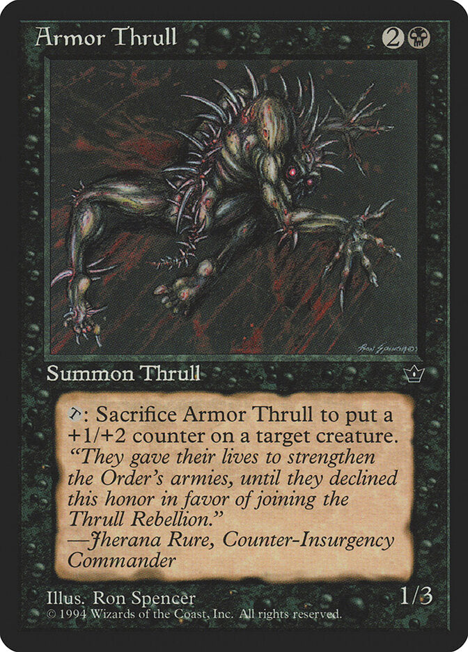 Armor Thrull (33b) - Fallen Empires (FEM)