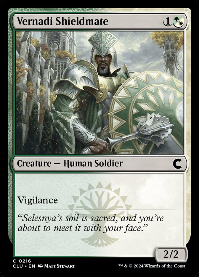 Vernadi Shieldmate (216) - Ravnica: Clue Edition (CLU)