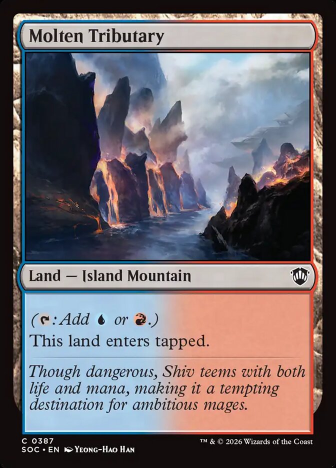 Molten Tributary (387) - Secrets of Strixhaven Commander (SOC)