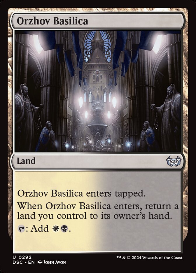 Orzhov Basilica (292) - Duskmourn: House of Horror Commander (DSC)