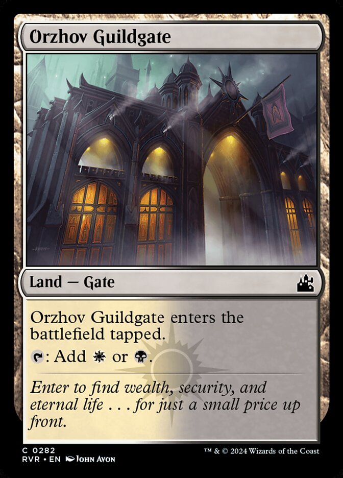 Orzhov Guildgate (282) - Ravnica Remastered (RVR)