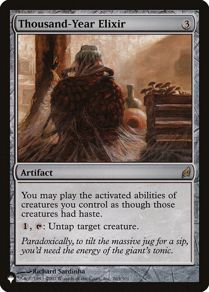 Thousand-Year Elixir - The List (PLST)