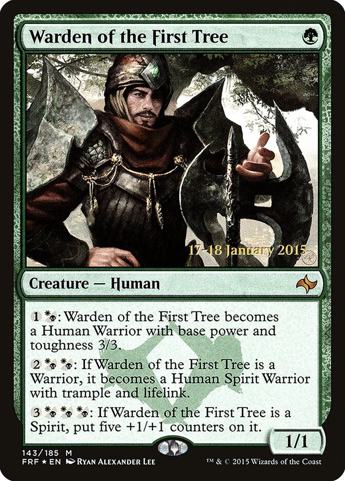 Warden of the First Tree (143s) - Fate Reforged Promos (PFRF)
