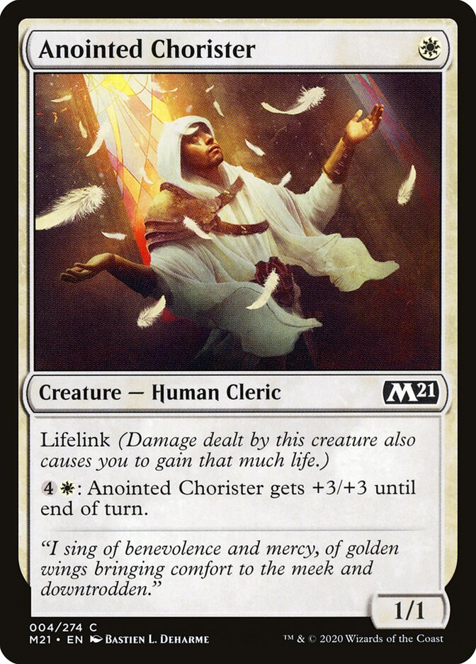 Anointed Chorister (4) - Core Set 2021 (M21)
