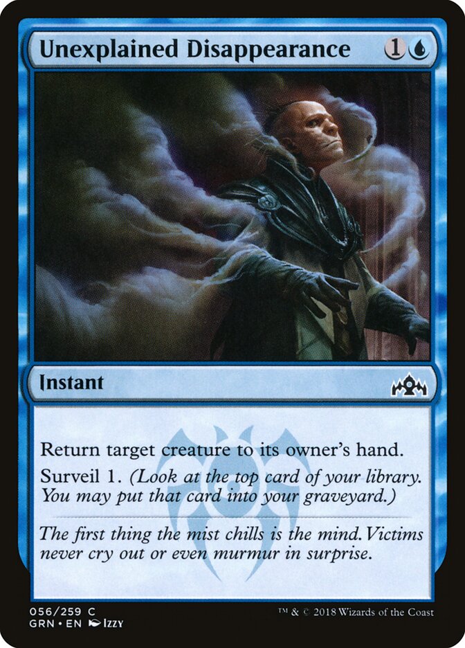 Unexplained Disappearance (56) - Guilds of Ravnica (GRN)