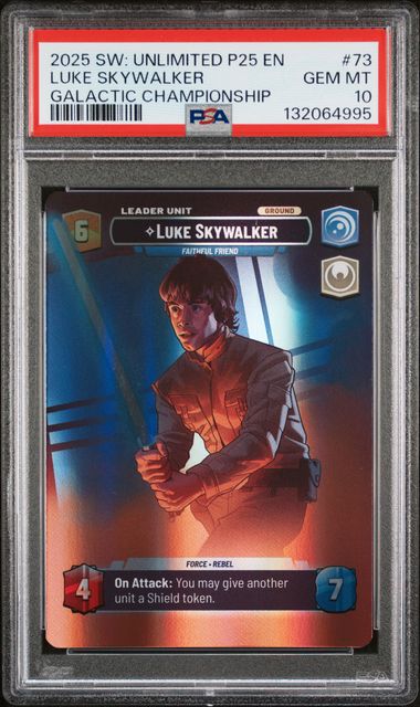 Luke Skywalker - Faithful Friend - [Graded PSA 10] Spark of Rebellion (SOR)