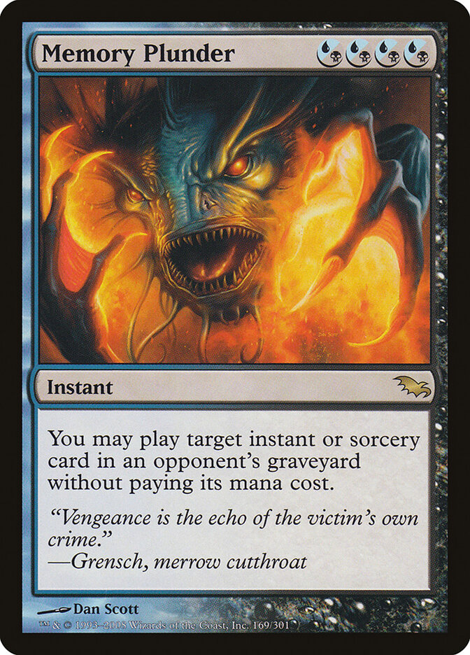 Memory Plunder (169) - Shadowmoor (SHM)