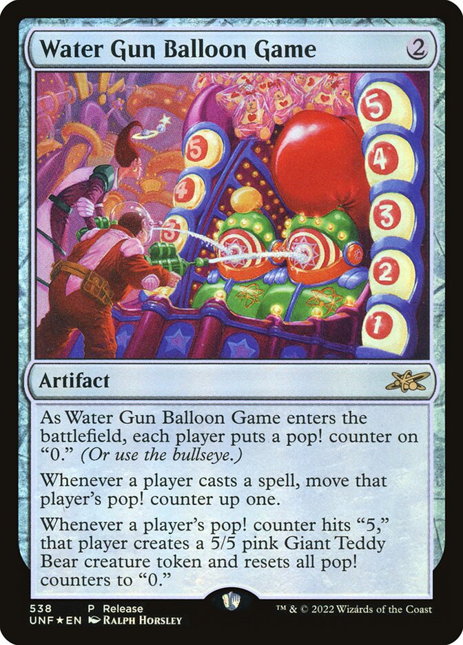 Water Gun Balloon Game (538) - Unfinity (UNF)