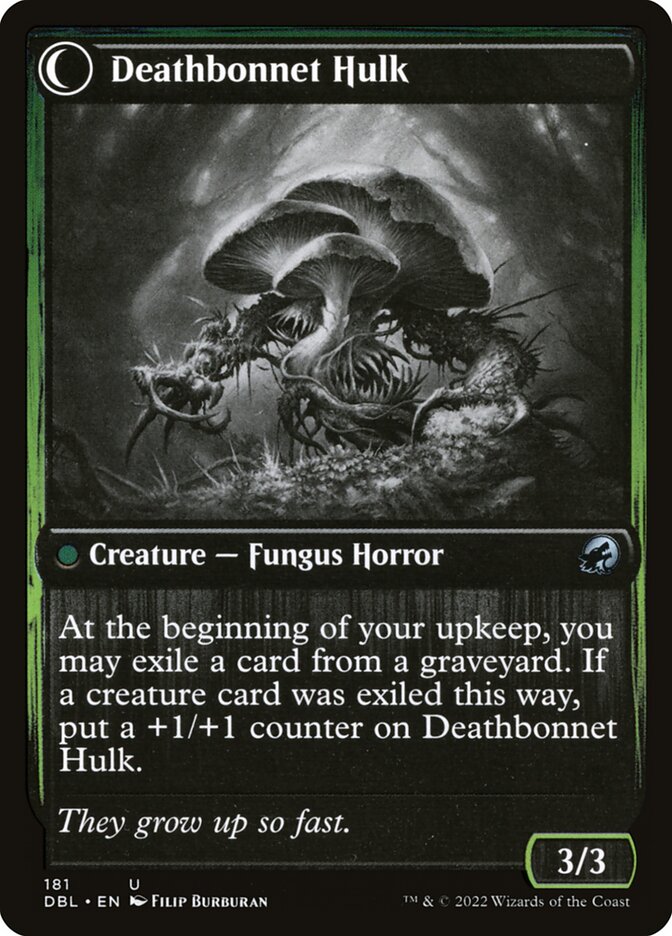 Deathbonnet Sprout // Deathbonnet Hulk (181) - Innistrad: Double Feature (DBL)