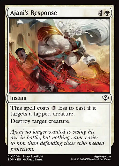 Ajani's Response (6) - Secrets of Strixhaven (SOS)