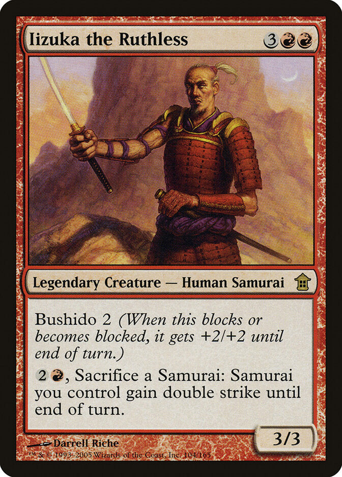 Iizuka the Ruthless (104) - Saviors of Kamigawa (SOK)
