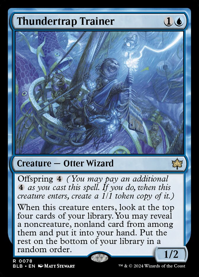 Thundertrap Trainer (78) - Bloomburrow (BLB)