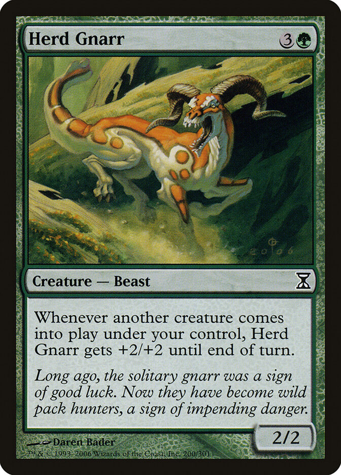 Herd Gnarr (200) - Time Spiral (TSP)