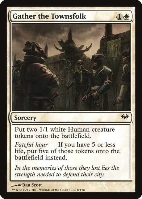 Gather the Townsfolk (8) - Dark Ascension (DKA)