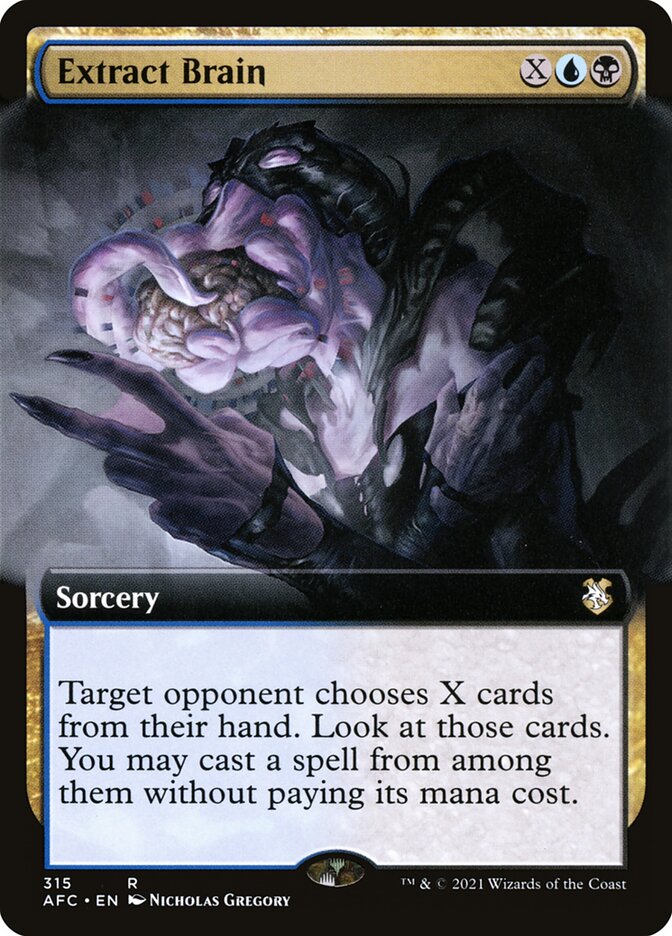 Extract Brain (315) - Forgotten Realms Commander (AFC)