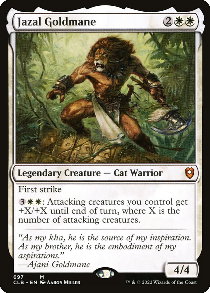 Jazal Goldmane (697) - Commander Legends: Battle for Baldur's Gate (CLB)