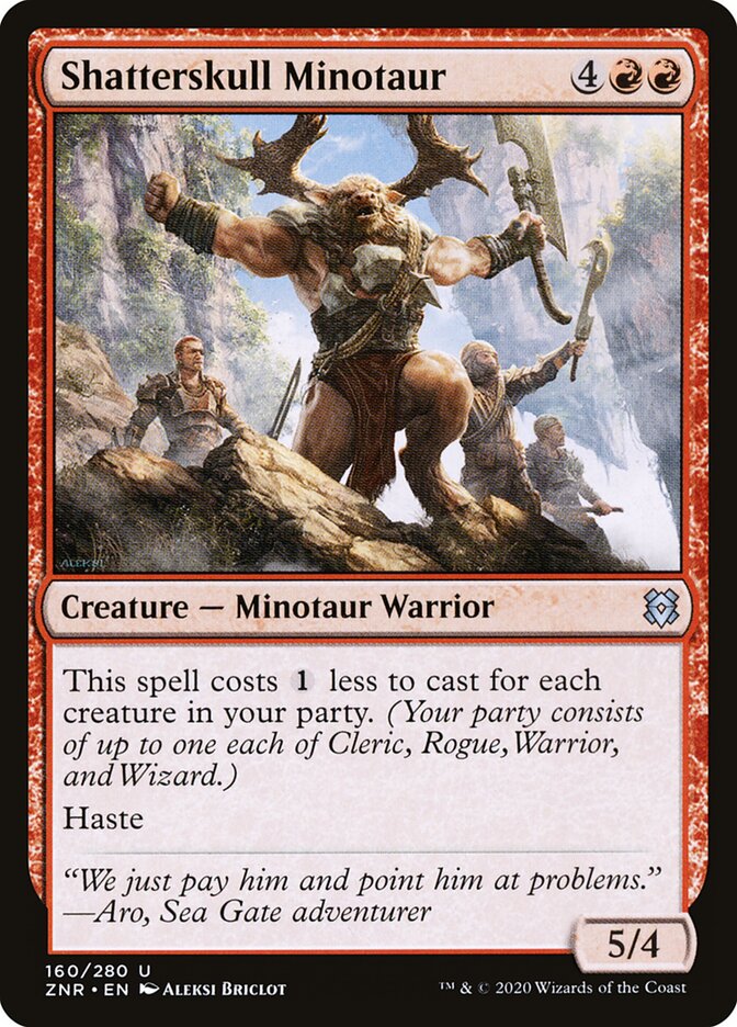 Shatterskull Minotaur (160) - Zendikar Rising (ZNR)