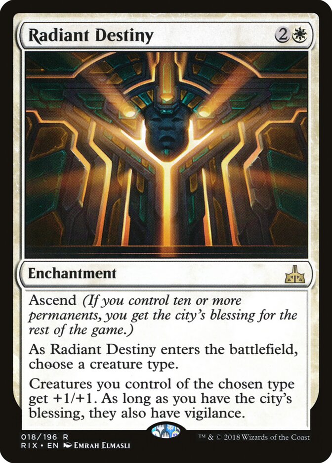 Radiant Destiny (18) - Rivals of Ixalan (RIX)