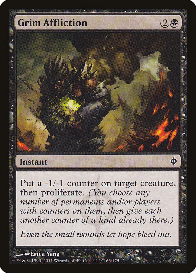 Grim Affliction (63) - New Phyrexia (NPH)