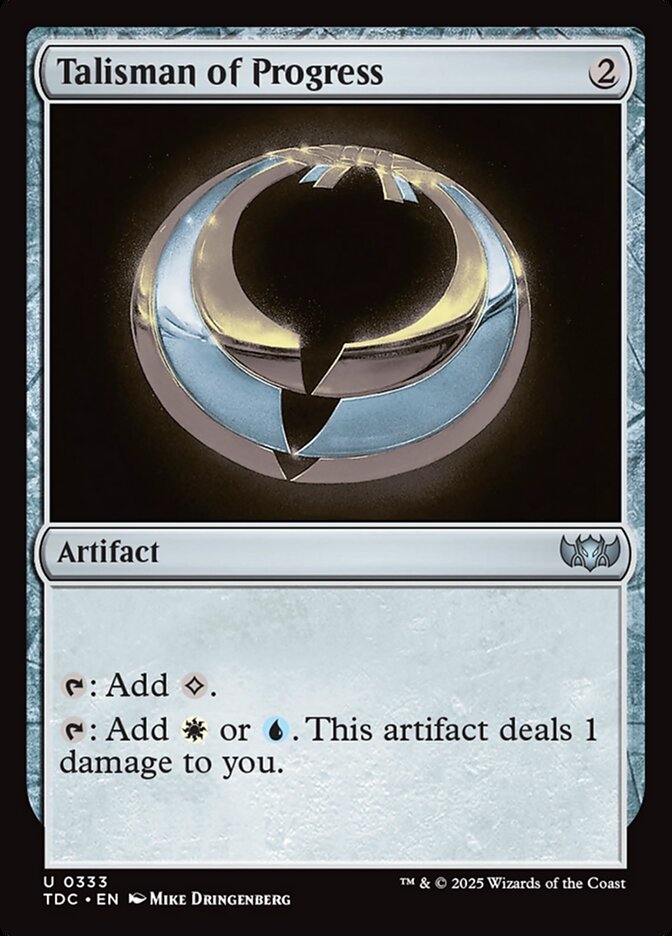Talisman of Progress (333) - Tarkir: Dragonstorm Commander (TDC)