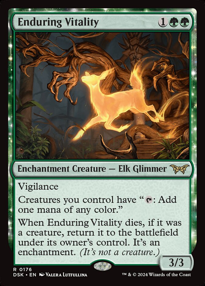 Enduring Vitality - [Foil] Duskmourn: House of Horror (DSK)