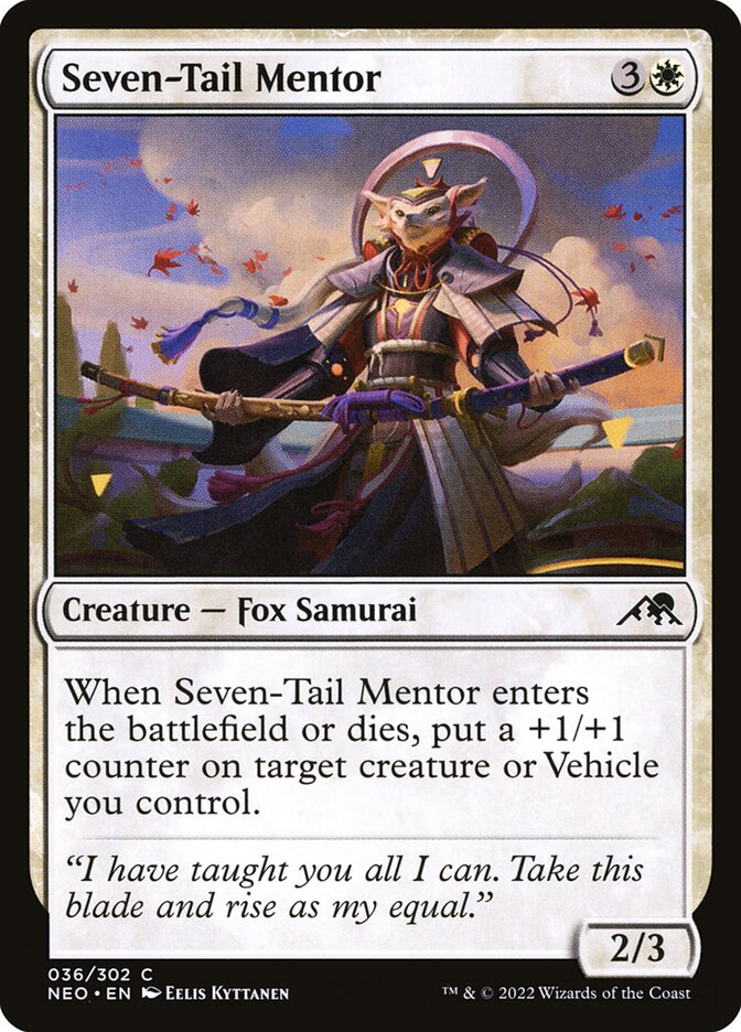 Seven-Tail Mentor (36) - Kamigawa: Neon Dynasty (NEO)