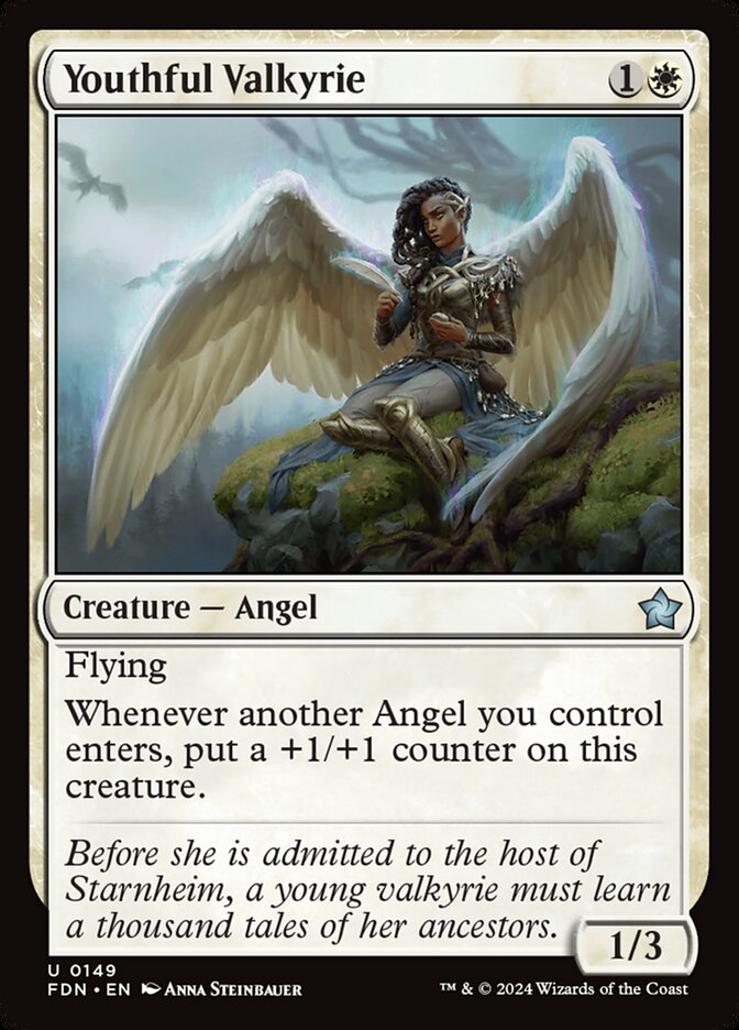 Youthful Valkyrie - [Foil] Foundations (FDN)